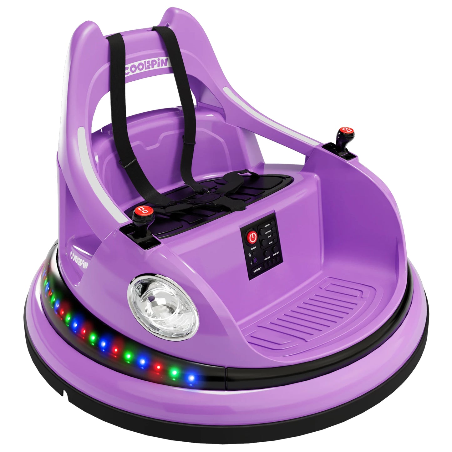 12V Kids Bumper Car with 360° Spin & Lights | Kids Rider (Age - 1 to 6 Year )