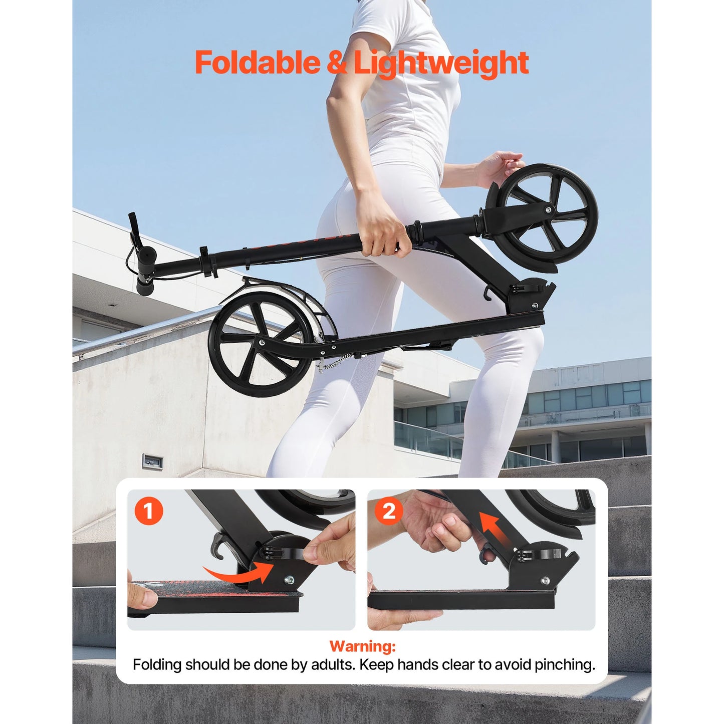 2 - Wheel Kick Scooter for Kids, Teens & Adults | Adjustable Handlebar | Kids Rider