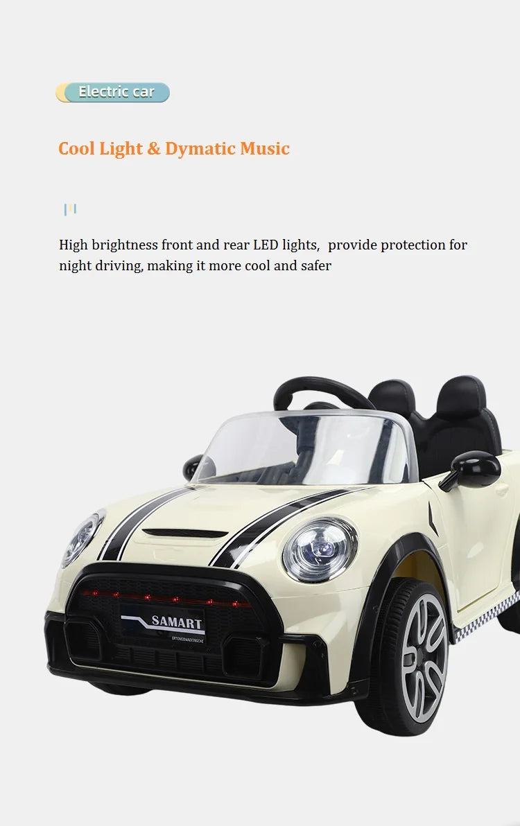 YOGOHALO 2024 Kids 4-Wheel Ride-On Electric Scooter | 1-Seater