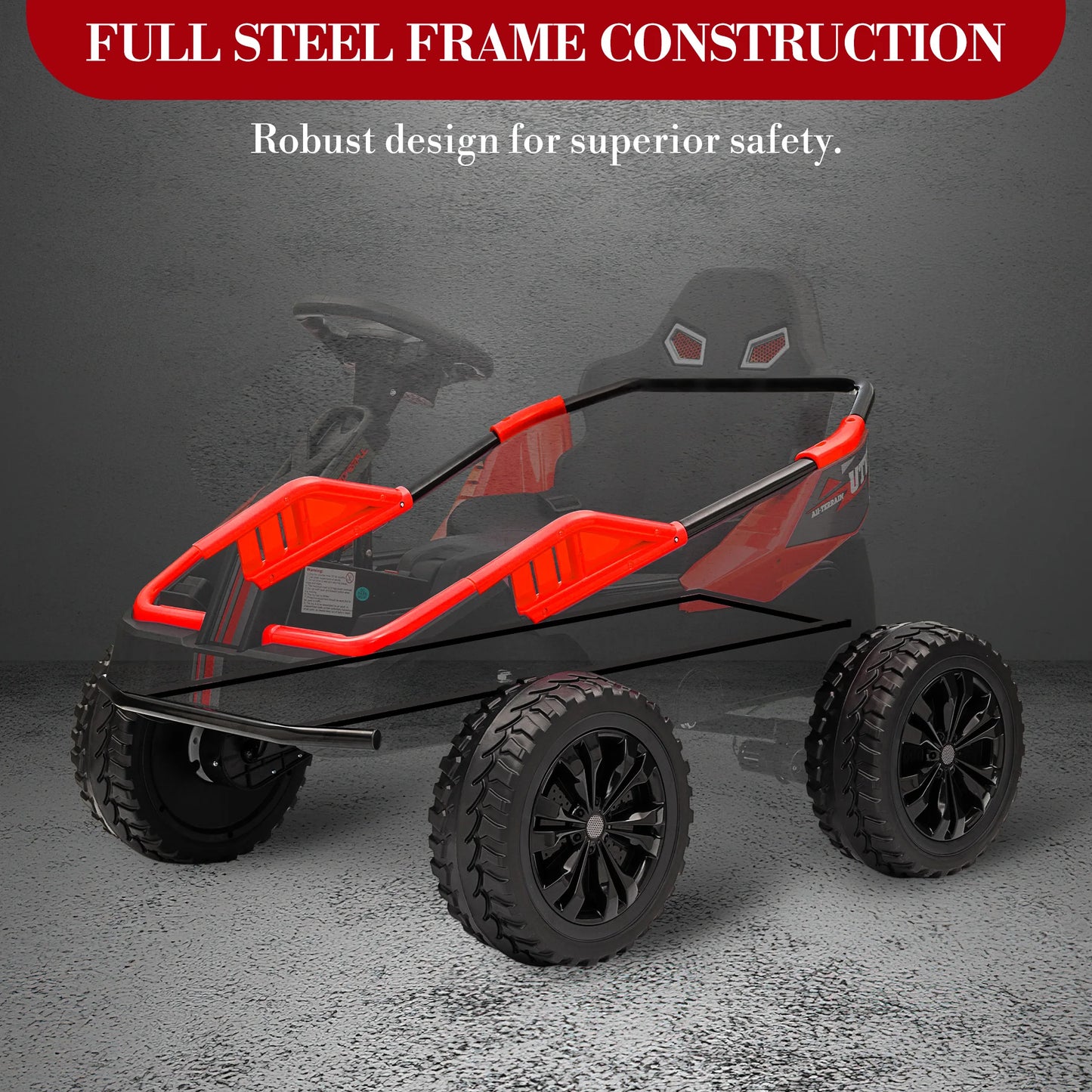 24V 4WD Kids Ride-On UTV | Remote Control | Ages 3–8 | Kids Rider