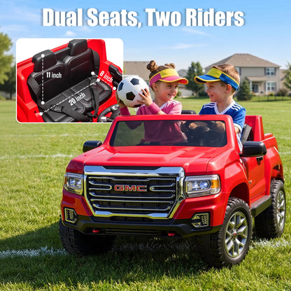 GMC Canyon 4X4 24V 4WD Kids Ride-On Truck | 4 Motors 7AH Power Battery Electric Pickup Car for Kids