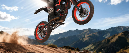 QRONGE X1 Spark 60V - 4500W Electric Dirt Bike for Teens & Adults | 50MPH w/Fat Tire Electric Motorcycle
