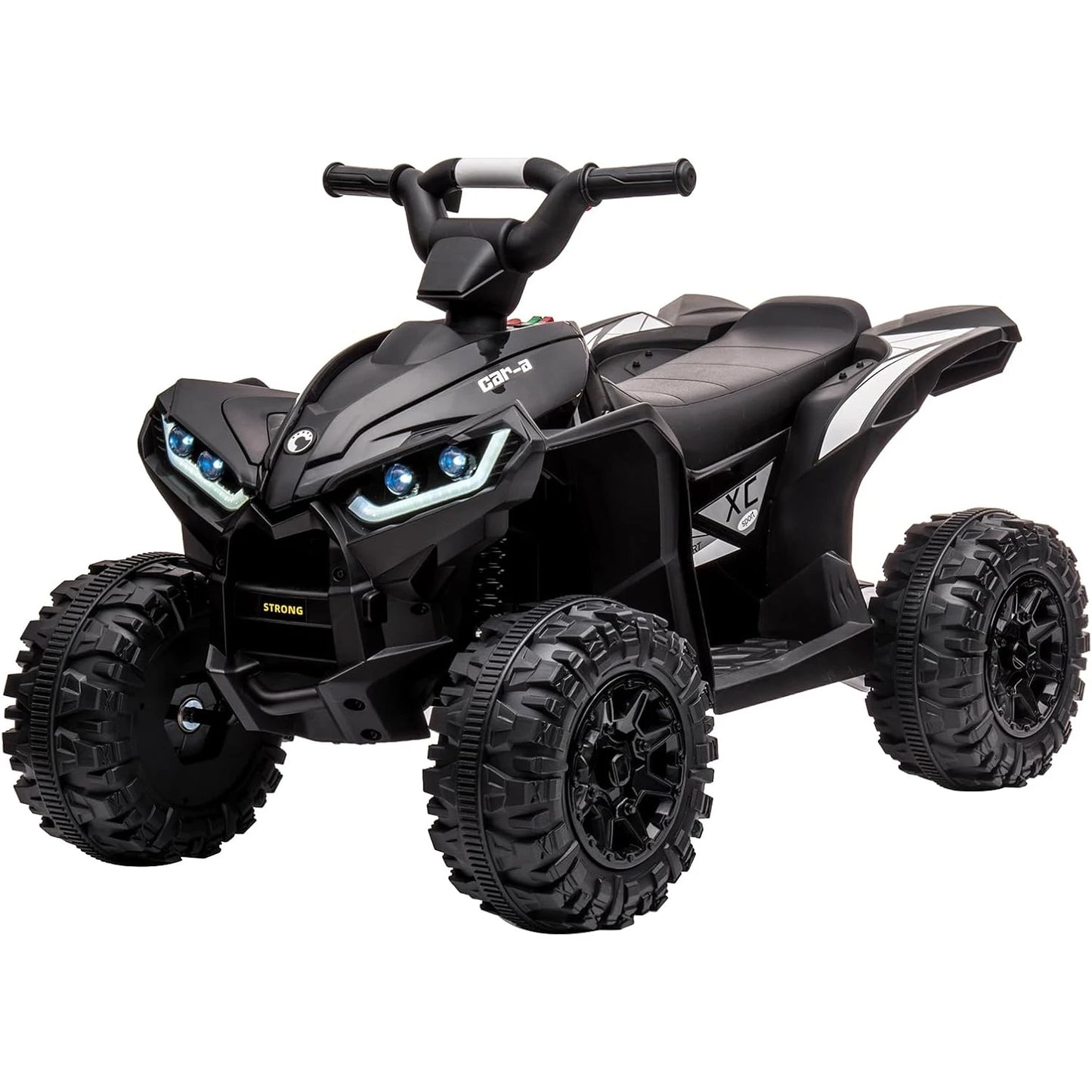 12V Kids Ride-On ATV w/ Remote, Lights & Music | Battery Powered Quad for Kids(Ages: 3-8Y)