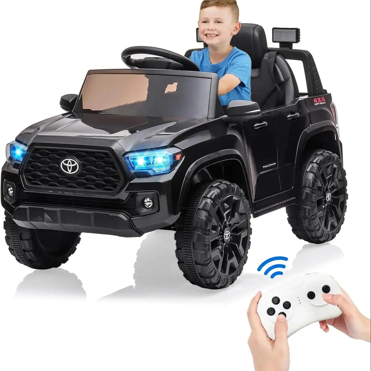 12V Toyota Kids Ride-On Truck w/ Remote, LED & 3 Speeds