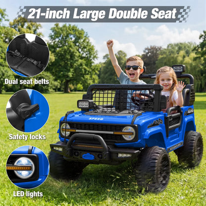 24V 2 Seater Kids Electric Ride On Off-Road Truck | Kids Rider