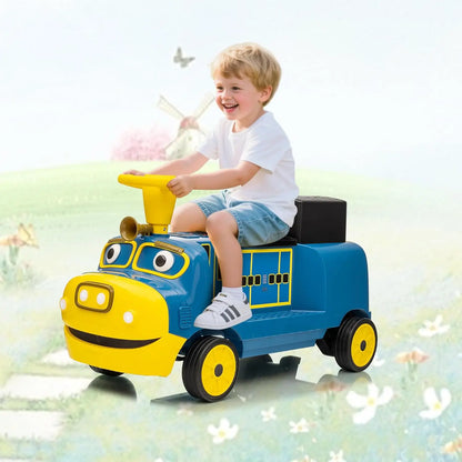 12V 3-Seater Ride On Train for Kids | Ride On Toy Car with 2 Speeds One-Button Start | Best Gift for Toddlers