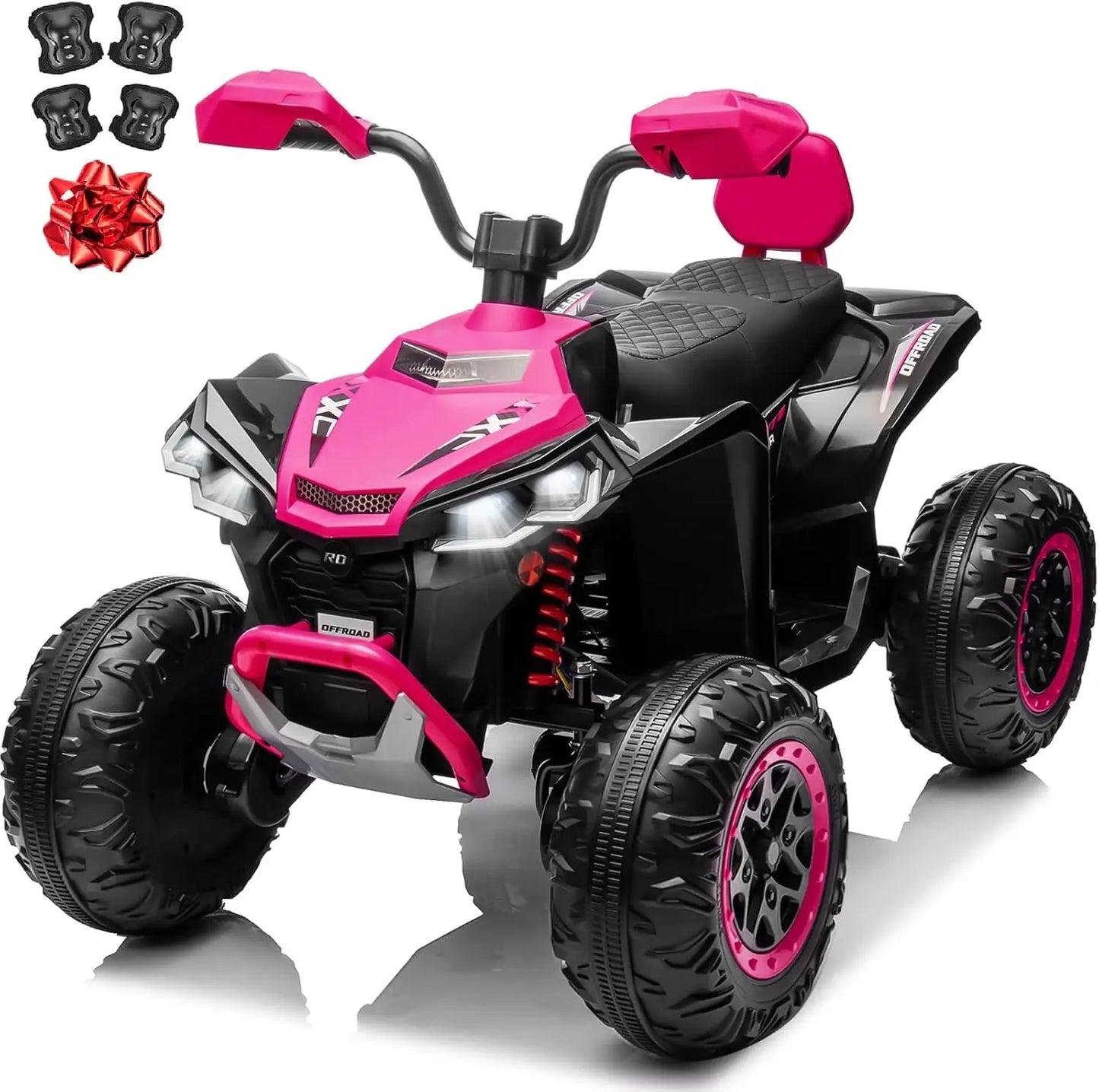 24V 4WD 2-Seater Ride-On ATV | 4×200W Motors | Kids Rider