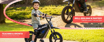 KOOZ HP01E 36V 350W Electric Dirt Bike | 15.5 MPH | Kids Rider