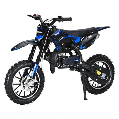 49cc Mini Kids Dirt Bike 2-Stroke Gas Motorcycle W/ Off-Rode Tire Up To 25 MPH