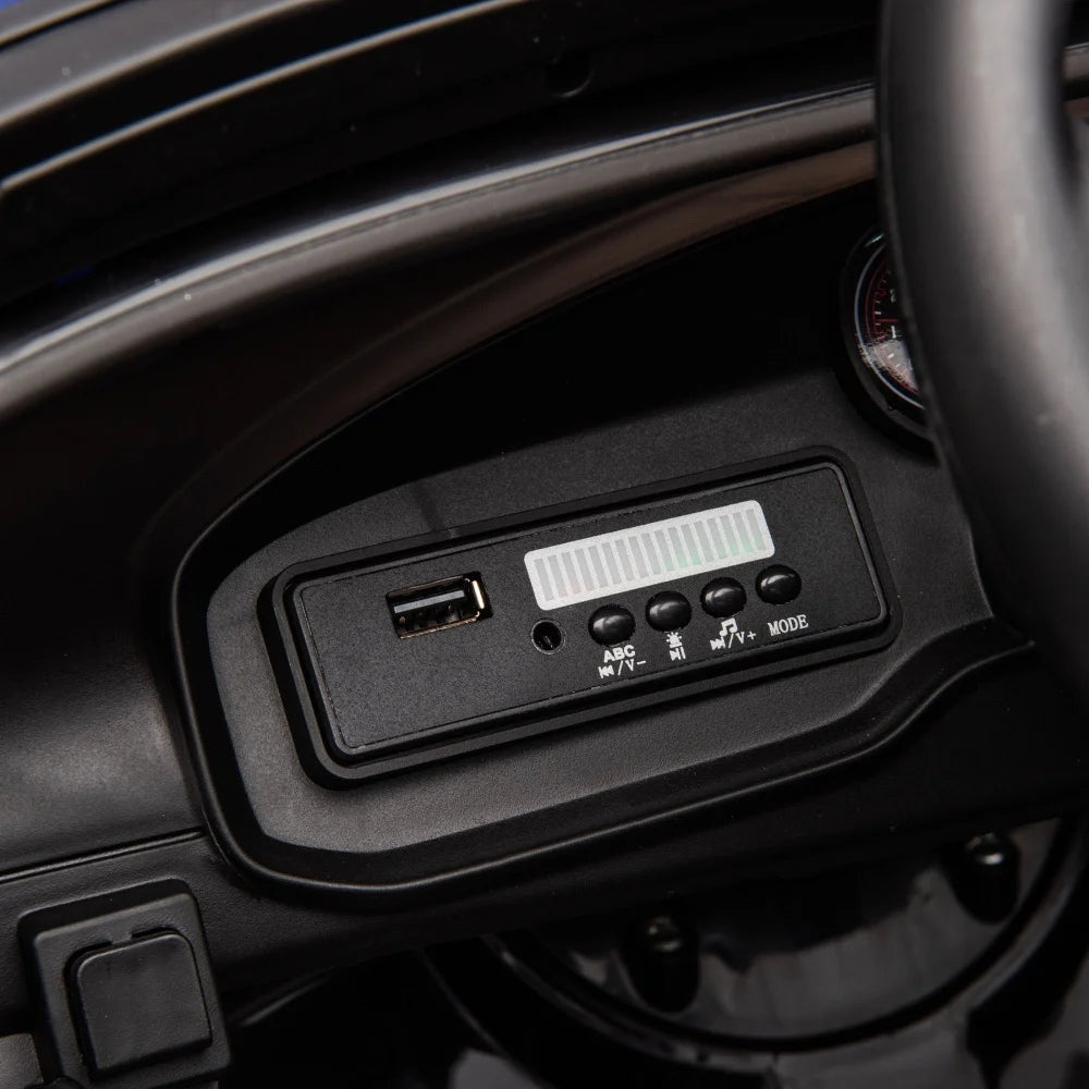 12V Kids Ride-On Car w/ Remote, Bluetooth & LED Lights | 1-Seater