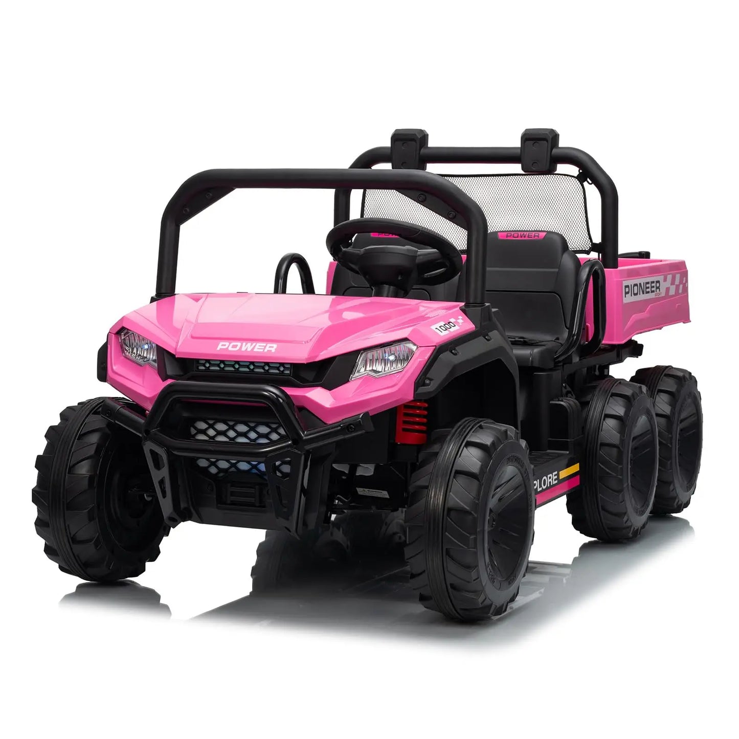 24V 4WD All-Terrain Kids Ride-On Dump Truck | 2-Seater Off-Road Truck for Boys Girls