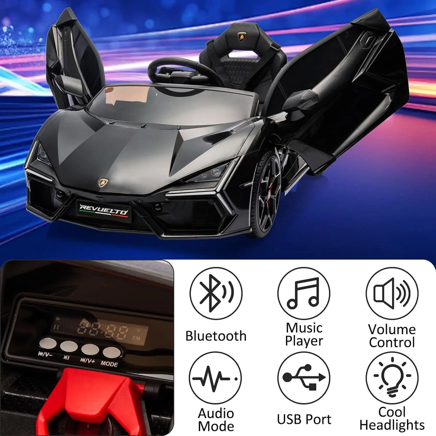 Luxurious Ride On Car for Children with Remote Control
