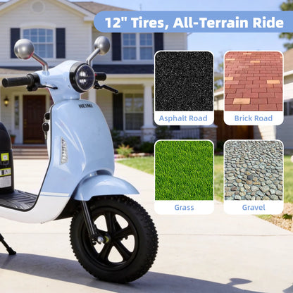24V Kids Electric Scooter for Ages 6+ | 10 MPH Ride-On Bike | Kids Rider