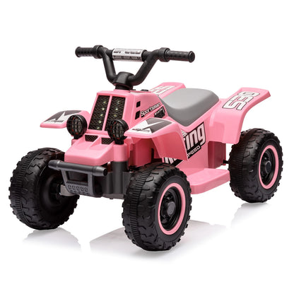 6V Kids Ride-On ATV w/ Forward & Reverse | Rechargeable Battery-Powered Toy Car(Ages 3 +)