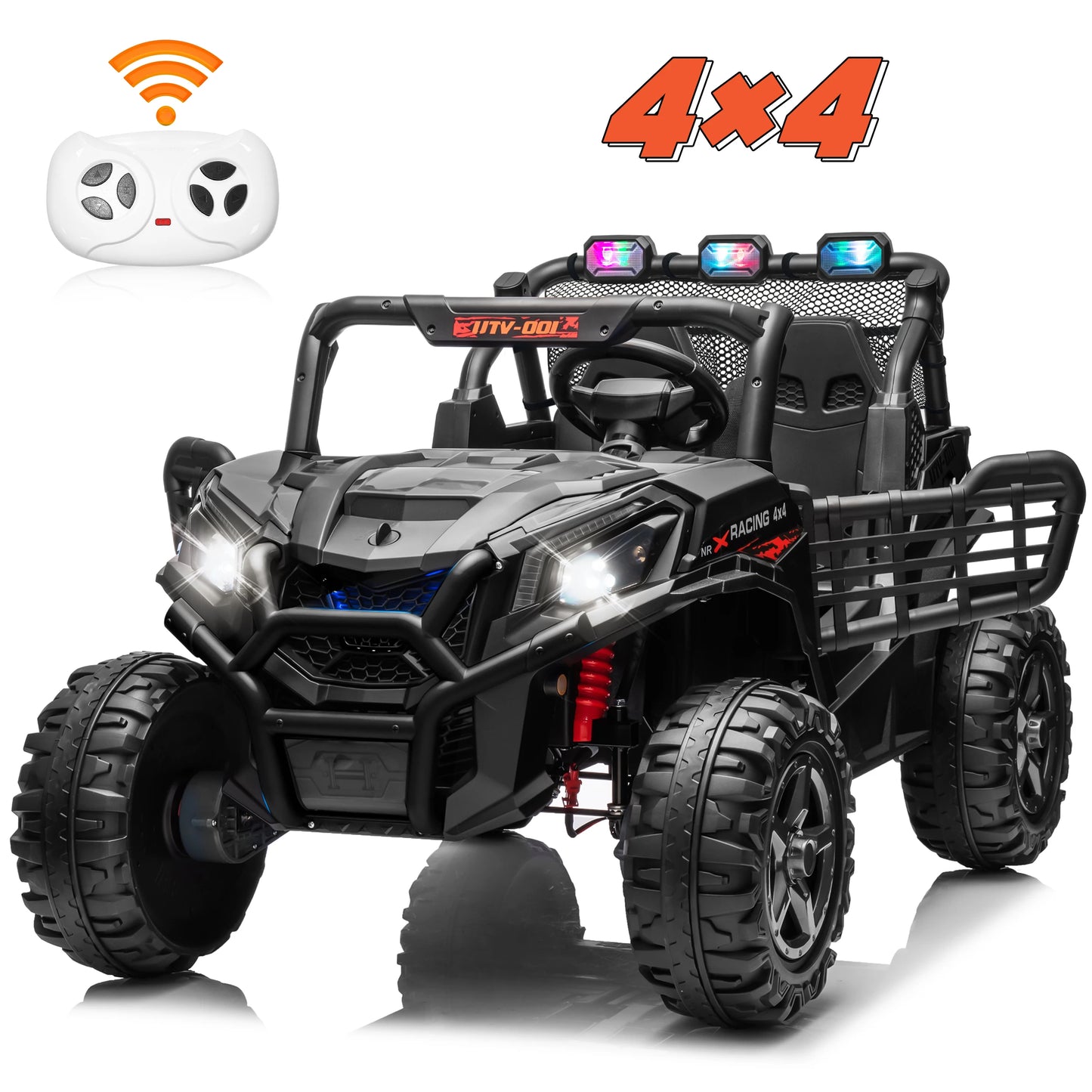 24V XL 2-Seater Kids Ride-On UTV 4WD w/ Remote | Off-Road UTV w/Long-Endurance Battery Power