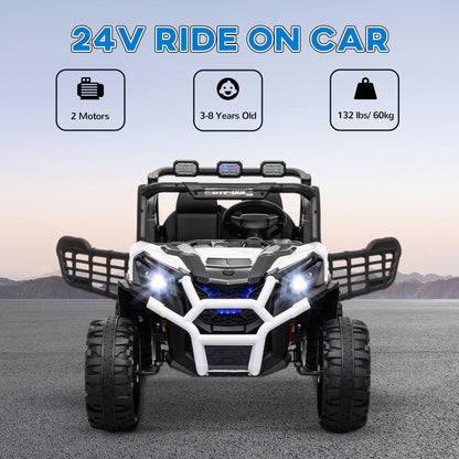 24V Electric Ride-On Car | 2 Seater with Parent Remote | Kids Rider