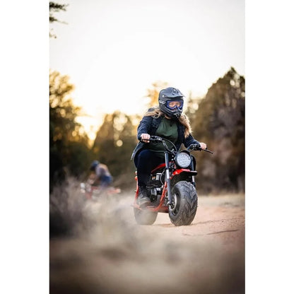 196cc B200 Gas Powered Mini Bike for kids & Adults - 30MPH 4-Stroke Trail Bike