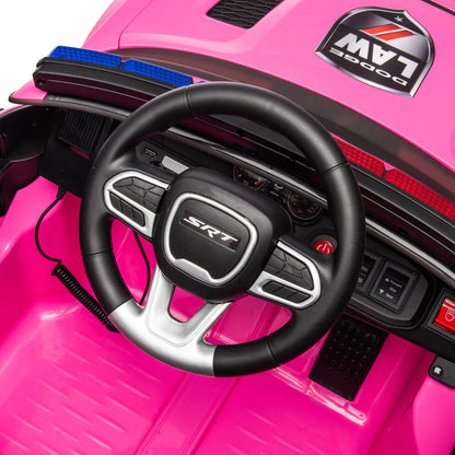 🚔 Dodge Charger 12V Kids Ride-On Police Car w/ Remote & Lights