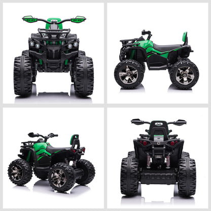 12V Kids Ride-On ATV Quad 4-Wheeler with Real Lights & Music | Kids Rider