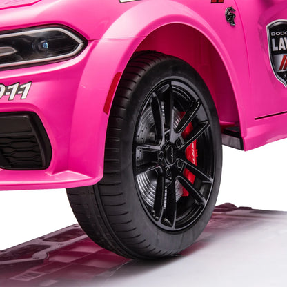 🚔 Dodge Charger 12V Kids Ride-On Police Car w/ Remote & Lights