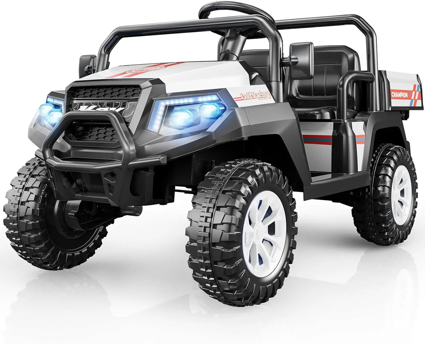 24V 4-Wheel Drive 2-Seater Kids UTV with Remote(Robust Metal Body) | Kids Rider (Age- 3 to 10 Years Kids)
