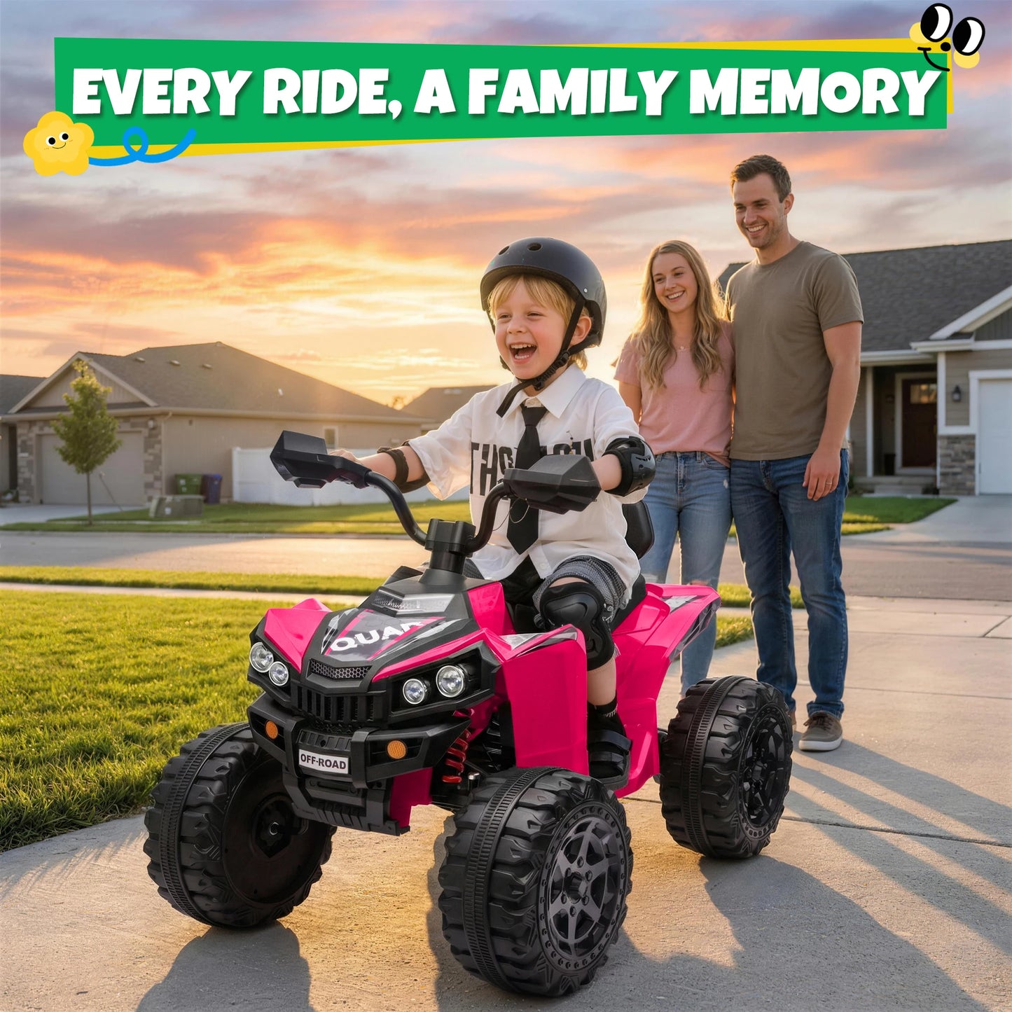 24V 4x200W 2-Seater Kids Ride-On ATV | Kids Rider