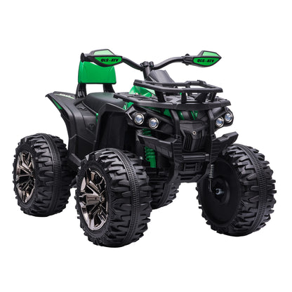 12V Kids Ride-On ATV Quad 4-Wheeler with Real Lights & Music | Kids Rider