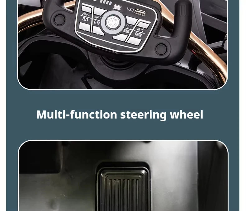 12V 2-Seater F1 Sport Kids Go Kart with Parent Control | Kids Rider (Recommended Age: 3–8 Years)