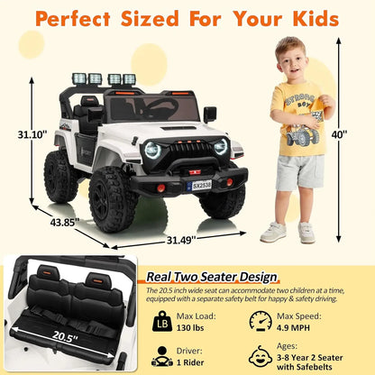24V Kids Ride-On Truck | 4×200W Motors, 2 Seater & Remote | Kids Rider