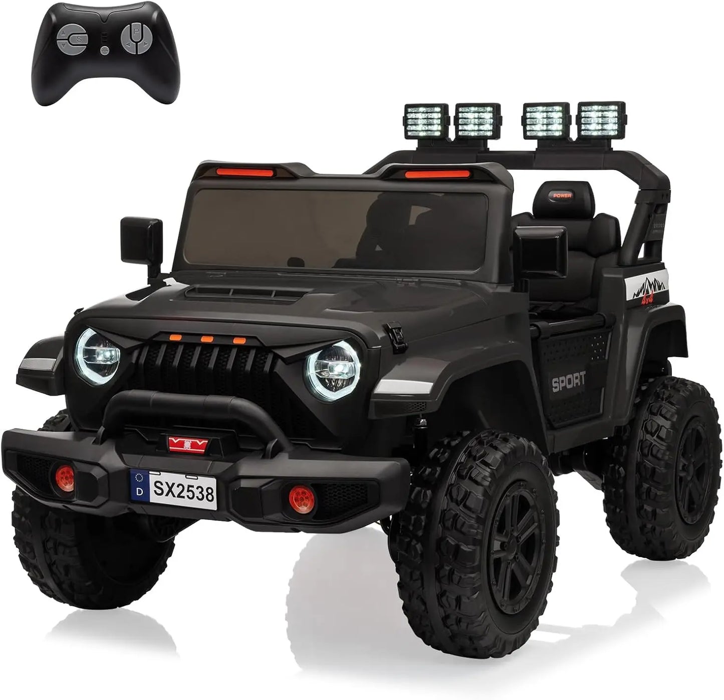 24V Kids Ride-On Truck | 4×200W Motors, 2 Seater & Remote | Kids Rider