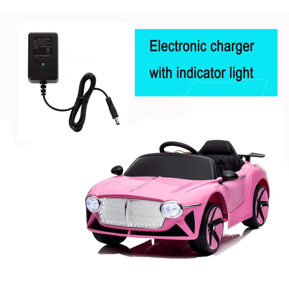 12V Kids Ride-On Car w/ Remote & PU Seat | 1-Seater