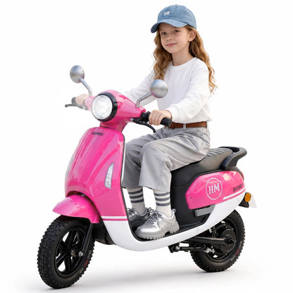 24V Kids Electric Scooter for Ages 6+ | 10 MPH Ride-On Bike | Kids Rider