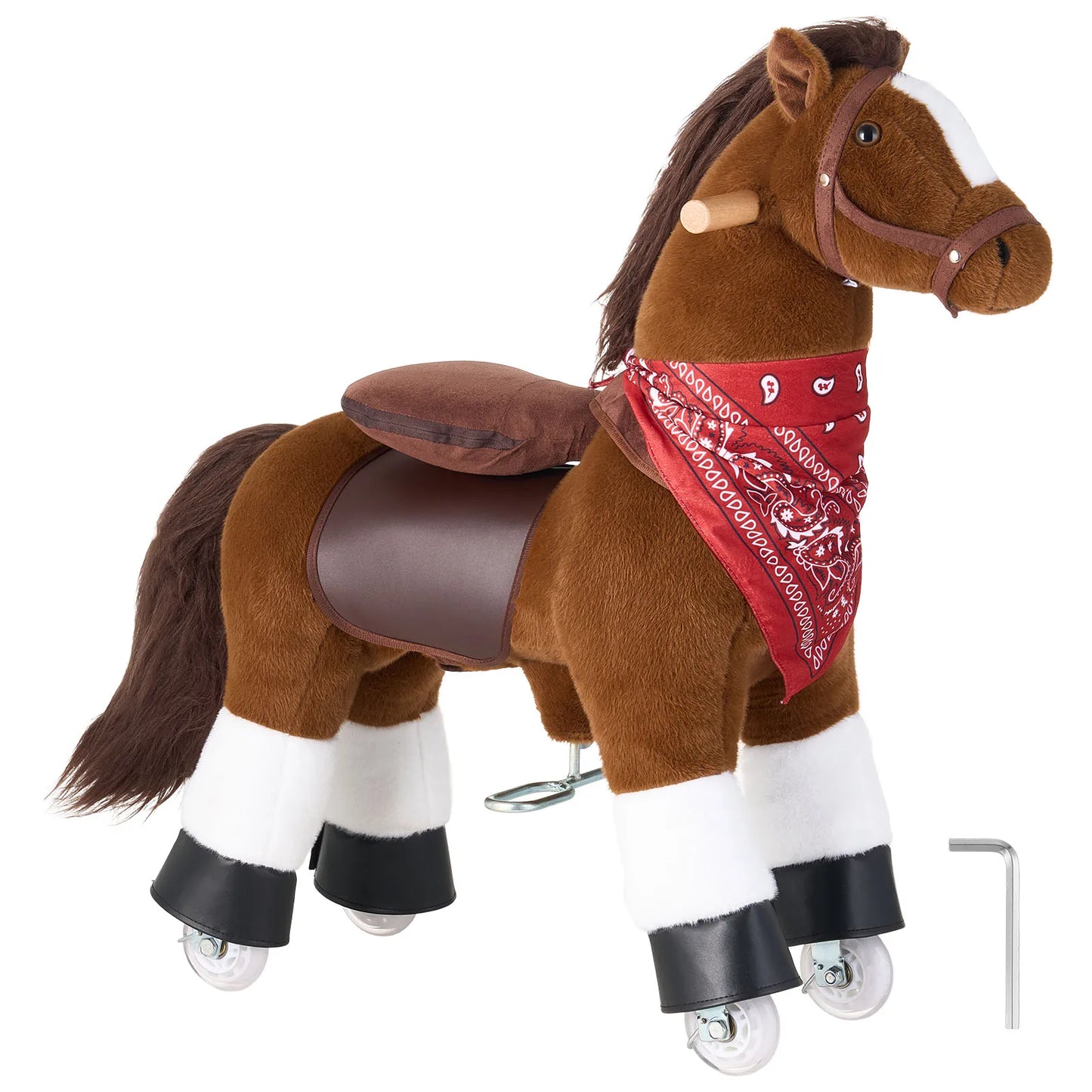 Kids Ride-On Horse Pony Toy for Ages 1+ | 176 lbs Capacity | Kids Rider