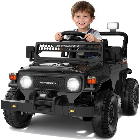 12V Kids Ride-On Jeep w/ Remote, Bluetooth & Suspension | Kids Rider(Age: 3 -12Y)