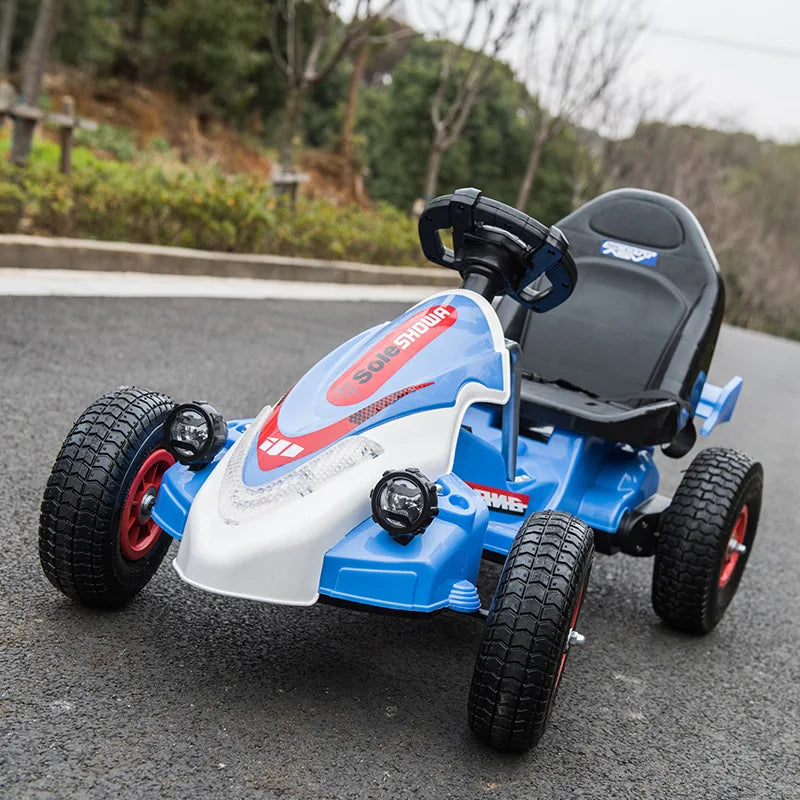 24V Kids Go Kart with Remote for Kids & Adults | Inflatable Tires | Kids Rider