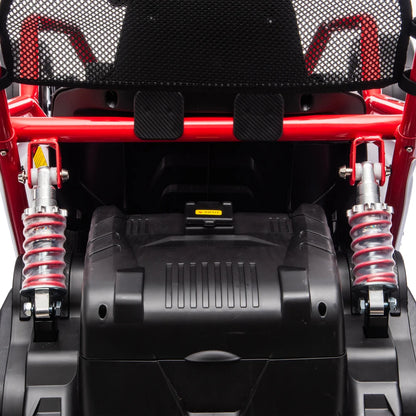 24V Crazy Drift Go Kart | 400W Powerful Ride-On | 5–7.5 MPH W/Protective Roll Cage & EVA Front Tires( Age: 5-14Y)