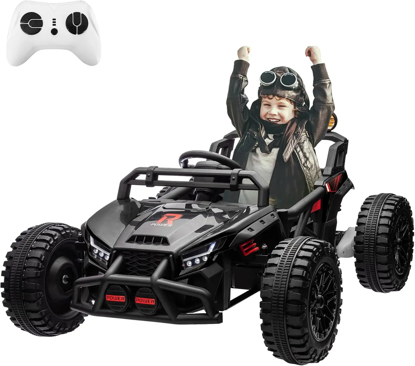 24V Electric Powered Kids Ride-On UTV with Remote & Suspension & LED Lights| Kids Rider