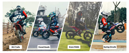 RFN Warrior Kids Electric Dirt Bike – Off-Road Electric Motorcycle for Kids (Ages 4–12Y)
