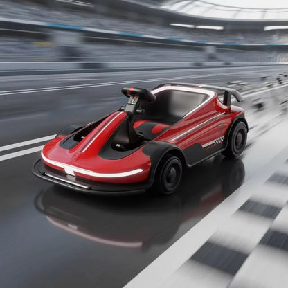 New High-End Kids Drift Kart 4 Wheels Electric Racing Car for Kids(Age: 3-9Y)