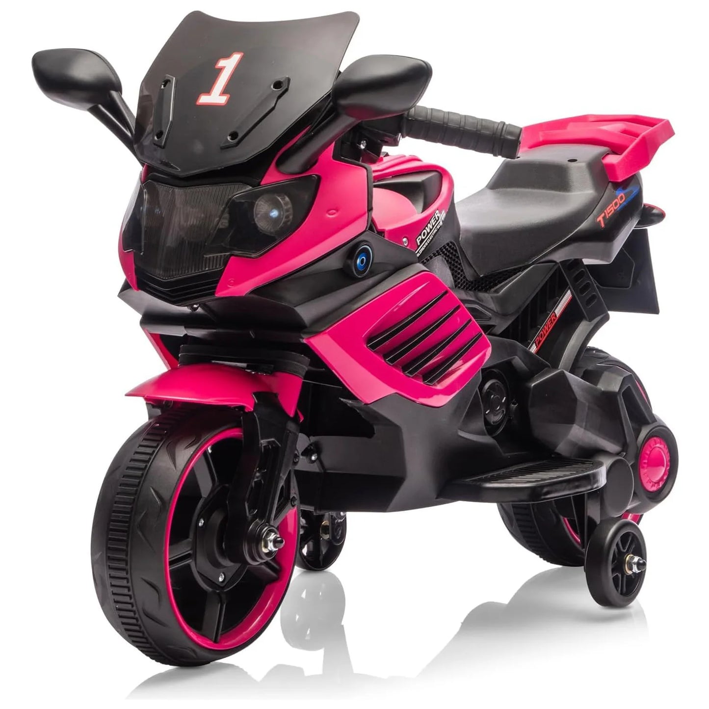 6V Ride-On Motorcycle for Kids & Toddlers | Training Wheels & Music | Kids Rider