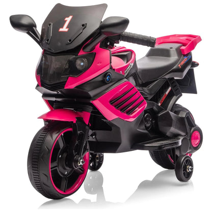 6V Ride-On Motorcycle for Kids & Toddlers | Training Wheels & Music | Kids Rider