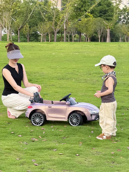 Kids Electric Ride-On Racing Car | Remote Control & Slow Start | Kids Rider