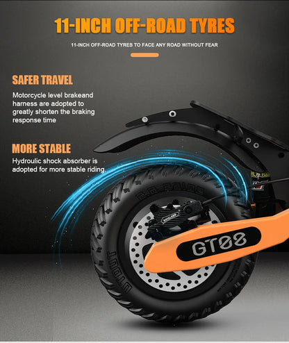 ARWIBON 5600W Electric Scooter | 46 MPH Dual Motor E-Scooter | Kids Rider