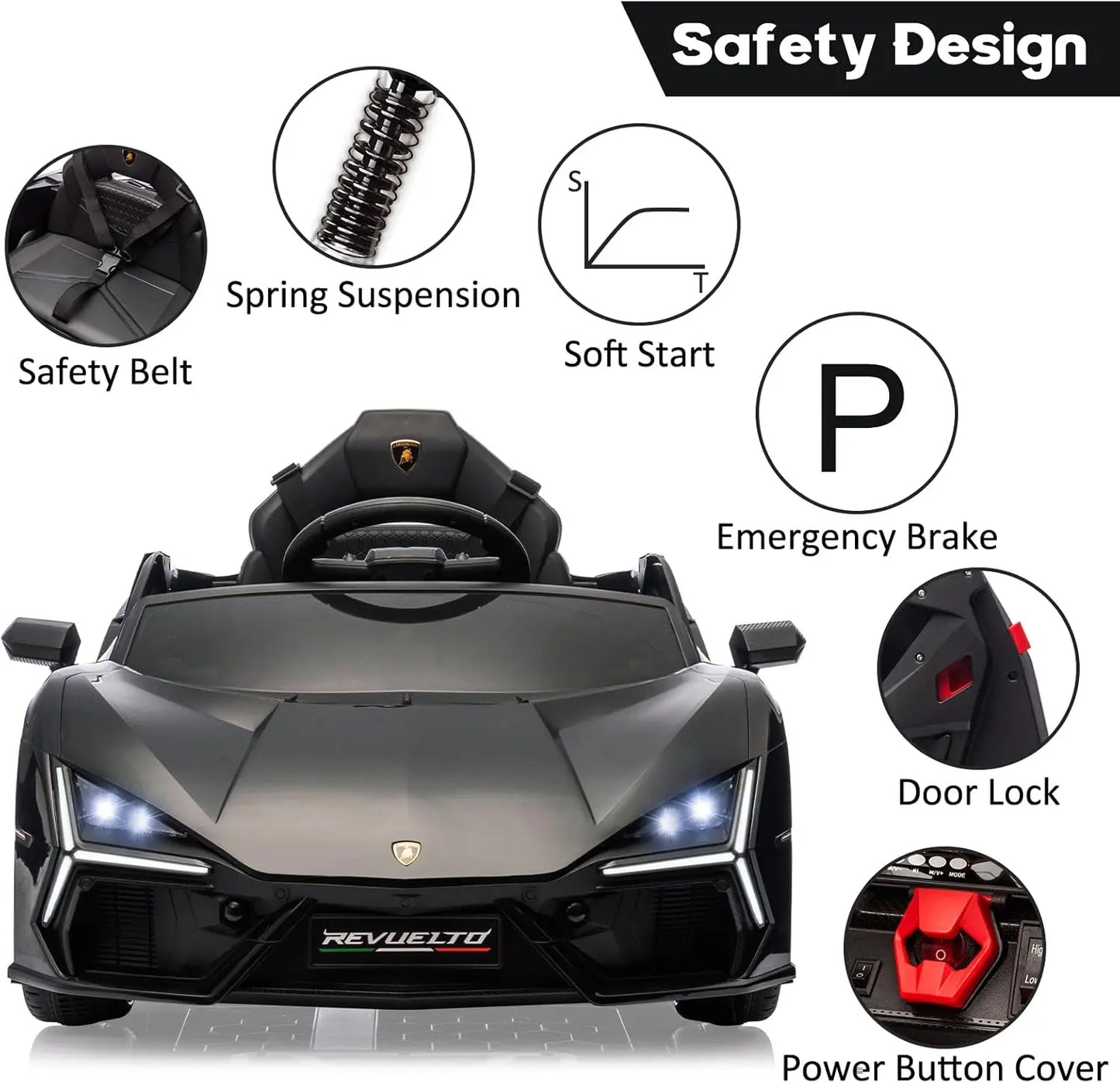 Luxurious Ride On Car for Children with Remote Control