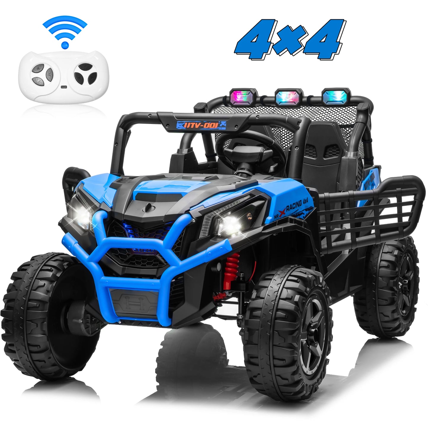 24V XL 2-Seater Kids Ride-On UTV 4WD w/ Remote | Off-Road UTV w/Long-Endurance Battery Power