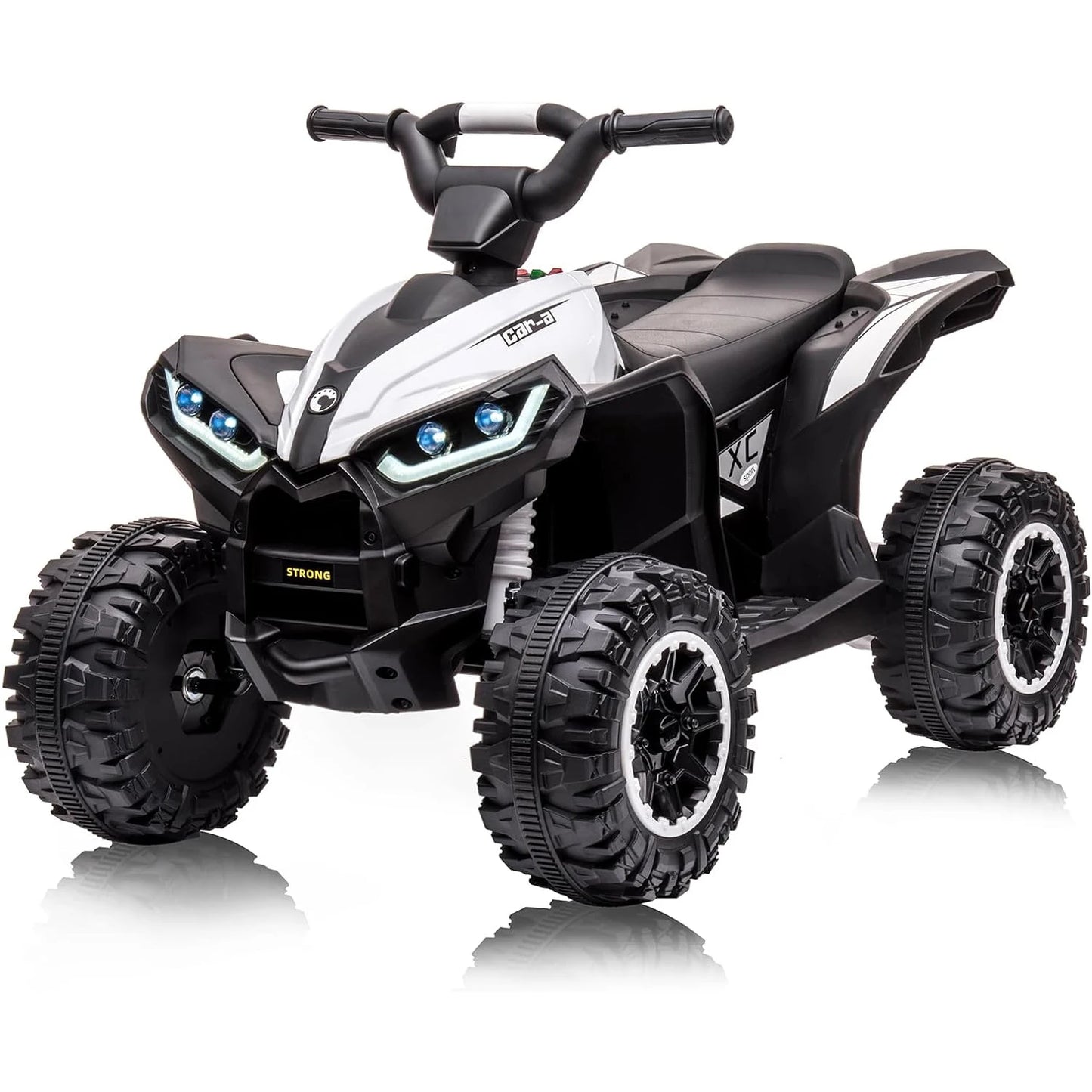 12V Kids Ride-On ATV w/ Remote, Lights & Music | Battery Powered Quad for Kids(Ages: 3-8Y)