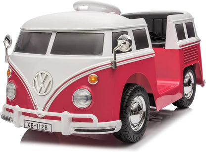 6V Kids Ride-On Bus with Lights & Music | Kids Rider | VW Kids Ride On Bus(for 2-5 year Kids)