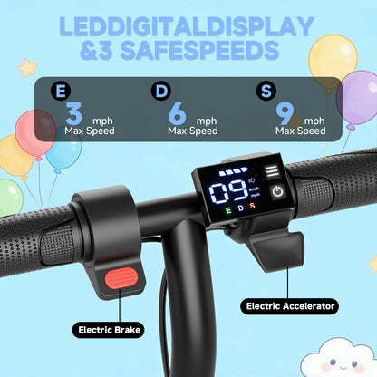Kids Electric Scooter | 250W | 3 Speed Modes | Kids Rider
