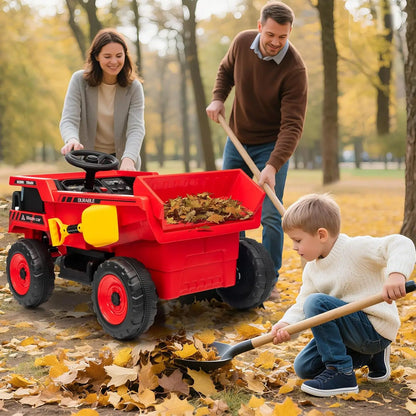 12V Kids Ride-On Dump Truck w/ Remote & Electric Bed | Kids Rider