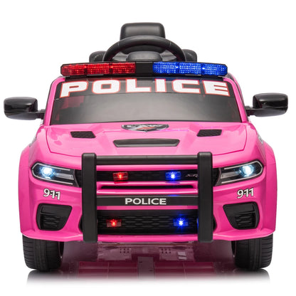 🚔 Dodge Charger 12V Kids Ride-On Police Car w/ Remote & Lights